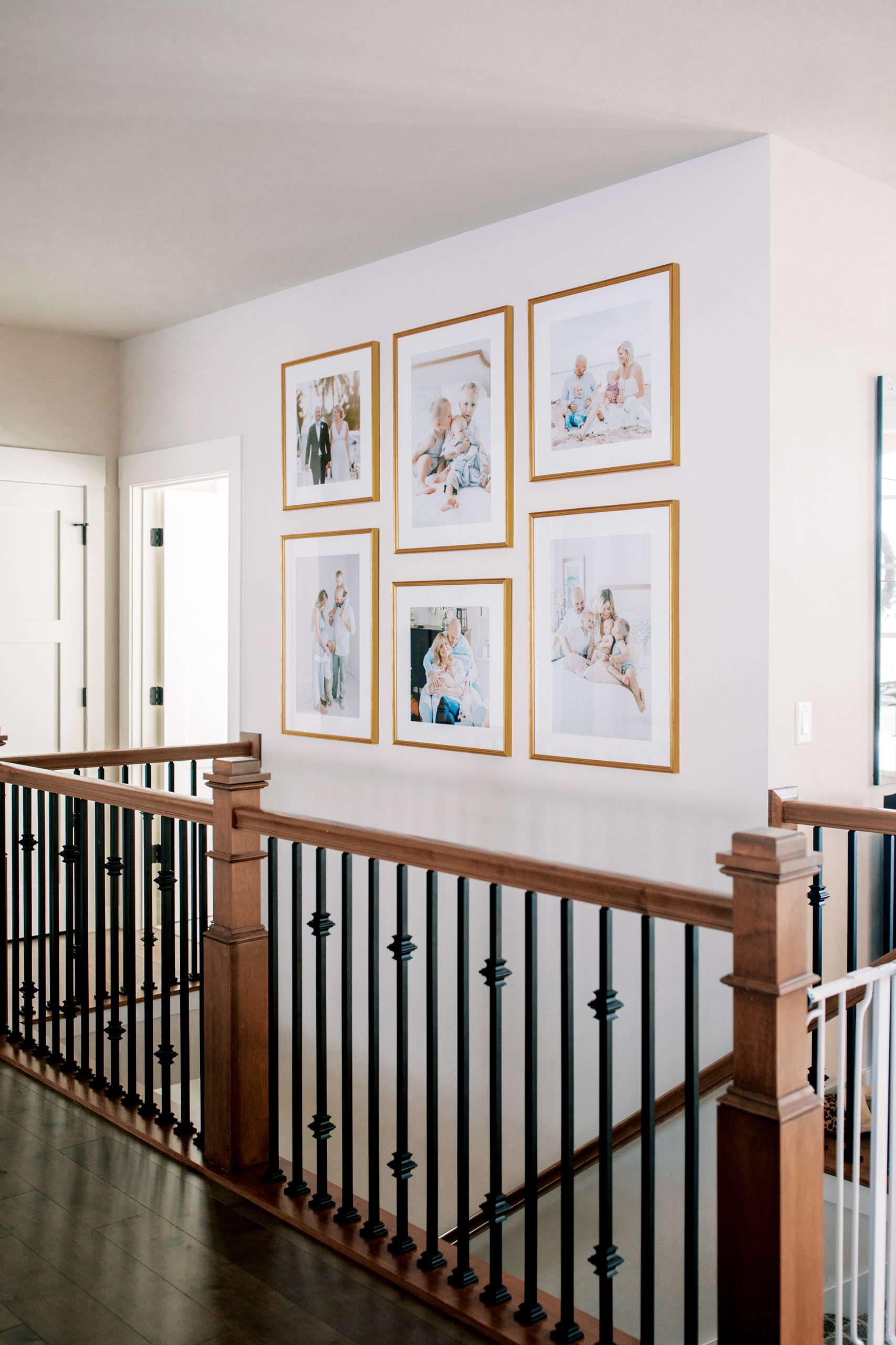 custom framing created for family by photographer in milwaukee Talia Laird Photography